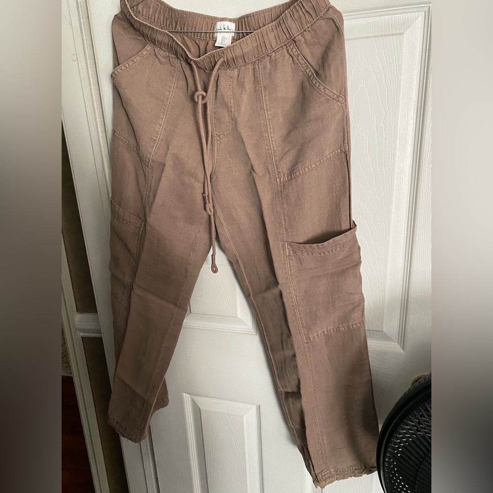 Nicole Miller women Cargo Pants - Tan
